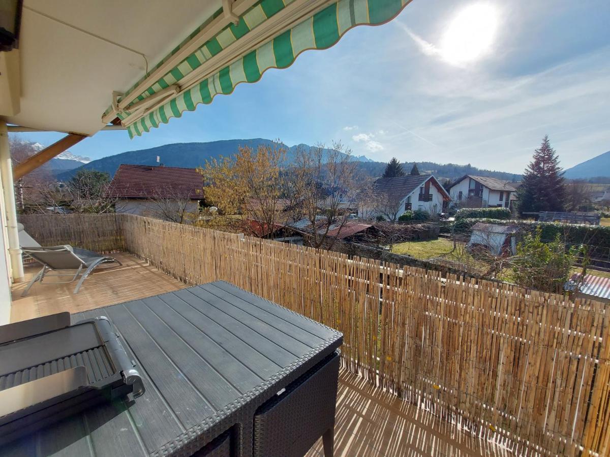Entre Lac Et Montagne, Proche Centre De St Jorioz, Spacieux Et Confortable Appartement Avec Grande Terrasse Saint-Jorioz Exterior foto